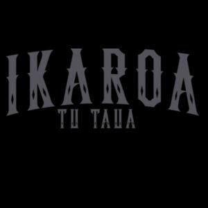 IKAROA TŪ TAUA TEE - BLACK Design